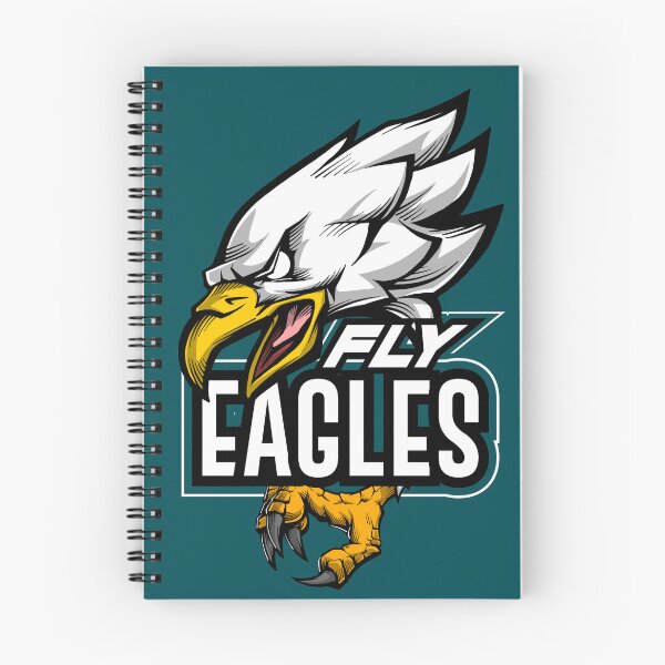Item preview, Fly Eagles - Midnight Green and Silver Mascot Illustration designed and sold by Canache.