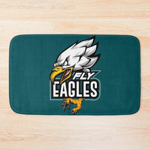 Item preview, Fly Eagles - Midnight Green and Silver Mascot Illustration designed and sold by Canache.