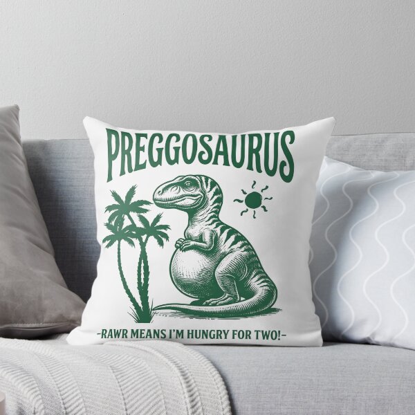Item preview, Preggosaurus Rawr Means I'm Hungry For Two Funny Pregnancy Art designed and sold by VGAfanatic.