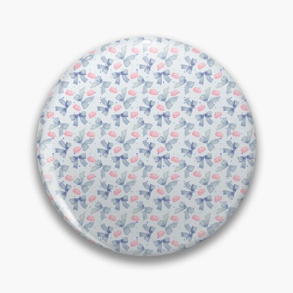 Item preview, Pink Puck And Baby Blue Coquettes - Hockey Aesthetic Pattern designed and sold by aylastyle.