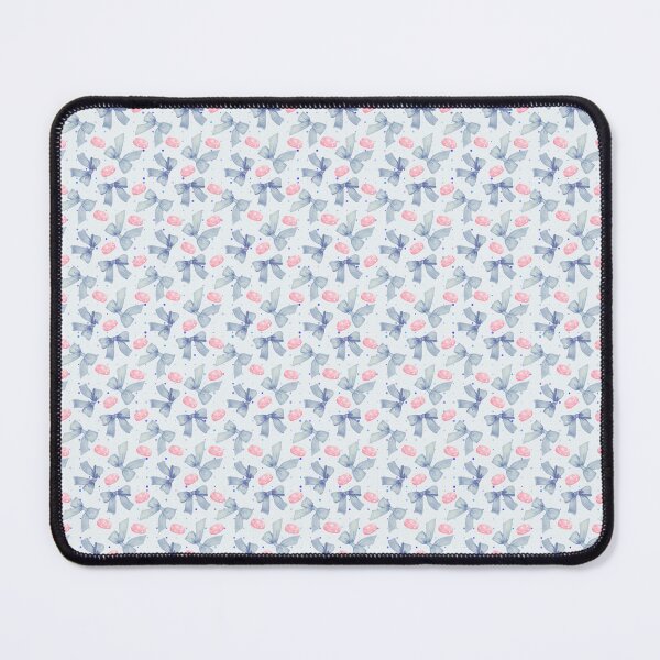 Item preview, Pink Puck And Baby Blue Coquettes - Hockey Aesthetic Pattern designed and sold by aylastyle.