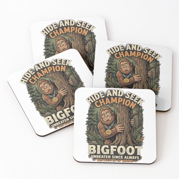 Item preview, Hide and Seek Champion Bigfoot Funny Sasquatch designed and sold by rediscoveredapp.