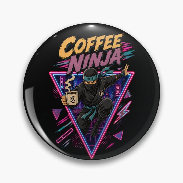 Artikelvorschau, Kaffee-Ninja entworfen und verkauft von Vintage Vibes by Paul Boyer.