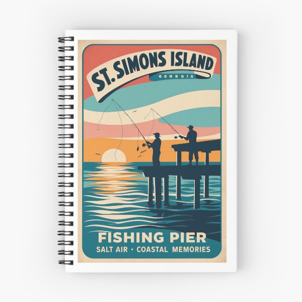 Item preview, St Simons Island Fishing Pier Sunset Sticker designed and sold by bobparduephoto.