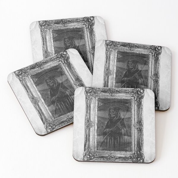 Item preview, Framed Grim Reaper Portrait Baroque Dark Fantasy designed and sold by Ghoul Enterprises.