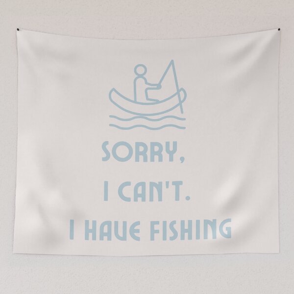 Item preview, Sorry I Can't, I Have Fishing Funny Fishing T-Shirt designed and sold by WearFine.