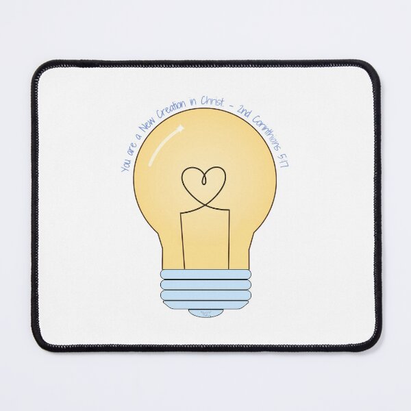 Item preview, Cutesy Bible Affirmation: New Creation in Christ (Transparent) designed and sold by KiraCreation963.