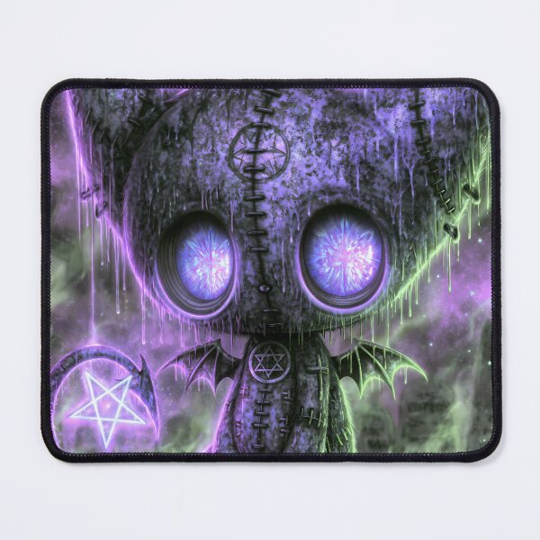 Item preview, Cursed Dark Voodoo Demon Doll Pentagram Goth Art designed and sold by DonaldWaltersxx.