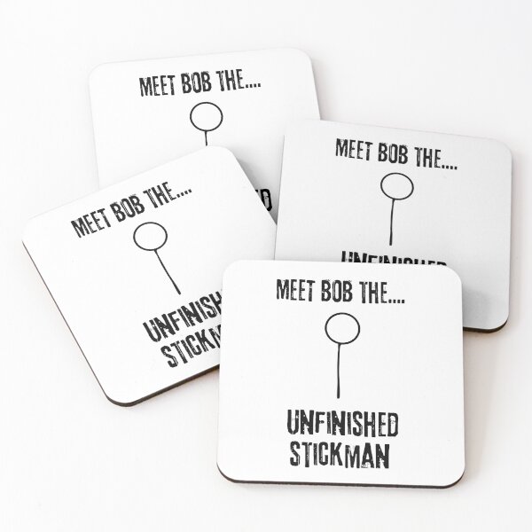 Item preview, Meet Bob the unfinished stickman designed and sold by LagoonandBeans.