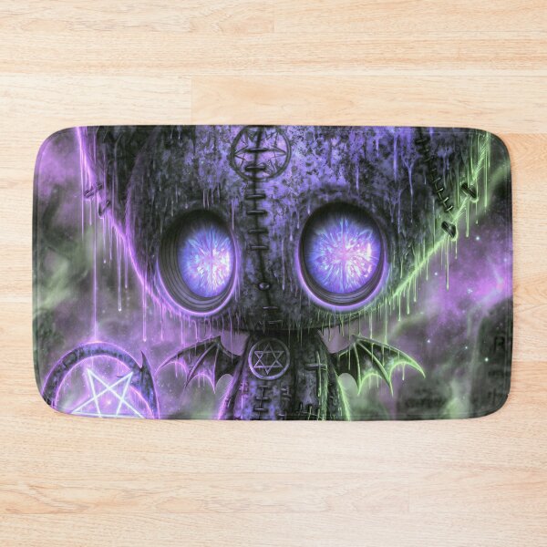 Item preview, Cursed Dark Voodoo Demon Doll Pentagram Goth Art designed and sold by DonaldWaltersxx.