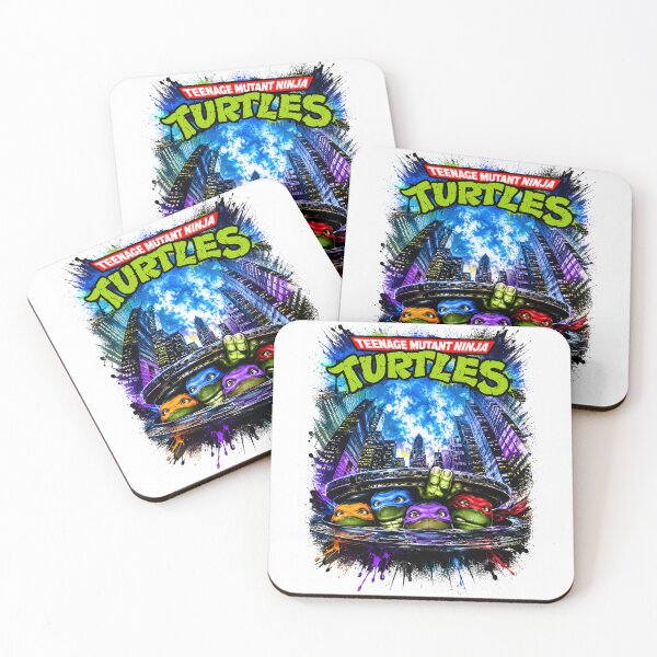 Item preview, Teenage Mutant Ninja Turtles – Ultra Modern Retro Comic Style Design designed and sold by allin14fun.