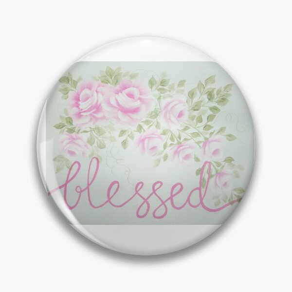 Item preview, BLESSED WITH PINK ROSES designed and sold by artsbyej.