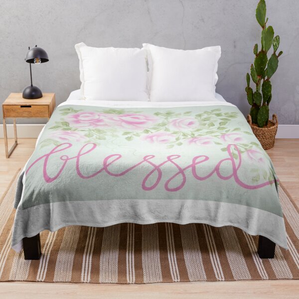 Item preview, BLESSED WITH PINK ROSES designed and sold by artsbyej.