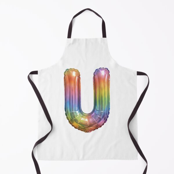 Item preview, Iridescent Balloon Letter U Monogram designed and sold by GymTanLaundry.