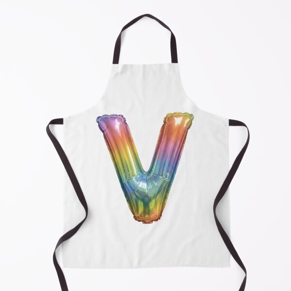 Item preview, Iridescent Balloon Letter V Monogram designed and sold by GymTanLaundry.