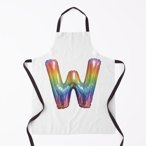 Item preview, Iridescent Balloon Letter W Monogram designed and sold by GymTanLaundry.
