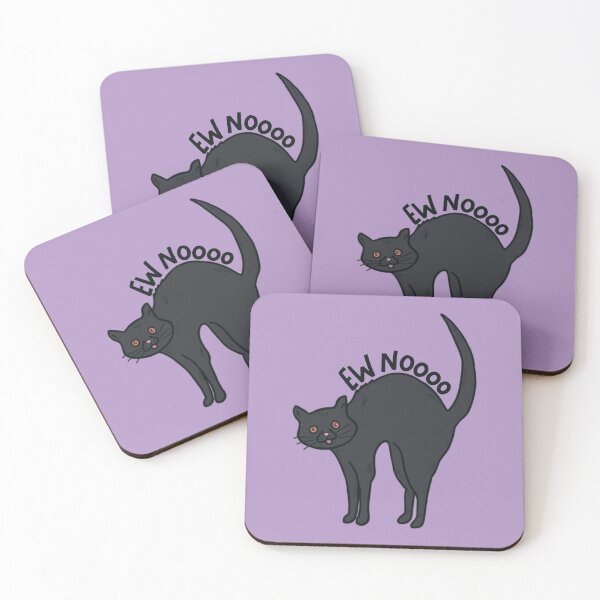 Item preview, Ew Noooo Scared Cat Sticker designed and sold by YesButNo Design.