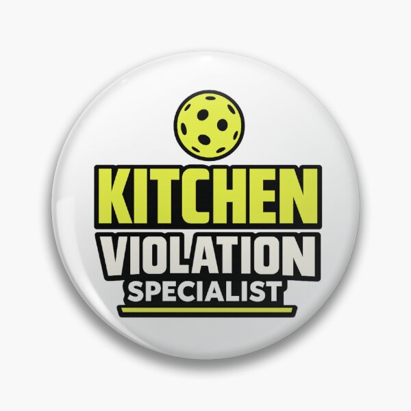 Item preview, Kitchen Violation Specialist Funny Pickleball Kitchen Shirt designed and sold by The Daily Goods.