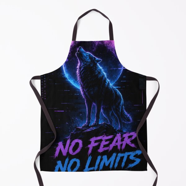 Item preview, Cyberpunk Lone Wolf Neon Moon Streetwear designed and sold by mimouna00.