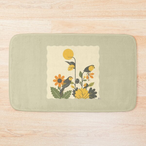 Item preview, Golden Meadow Birds designed and sold by mellow-koko.