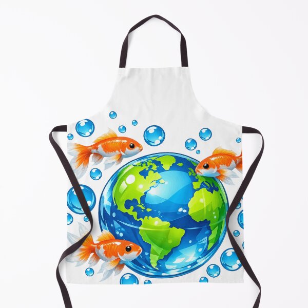 Item preview, Frutiger Aero Glossy Earth & Koi Fish - 2000s Tech Aesthetic designed and sold by Retro Mood Co.