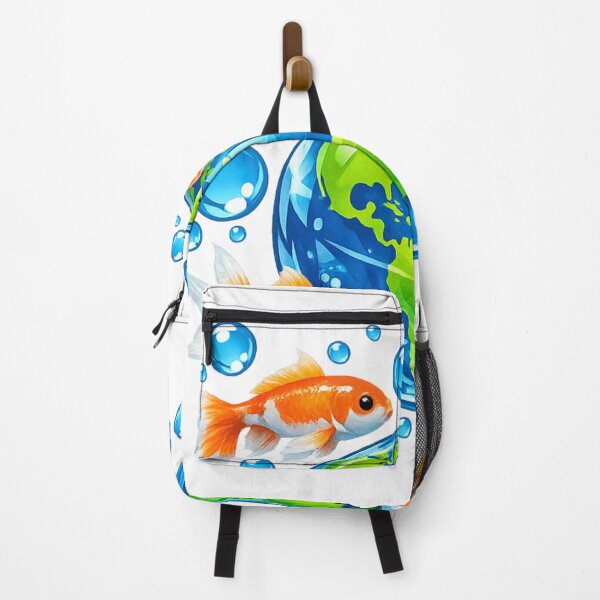 Item preview, Frutiger Aero Glossy Earth & Koi Fish - 2000s Tech Aesthetic designed and sold by Retro Mood Co.