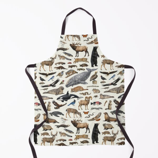 Item preview, Animals of California Retro Style Identification Chart designed and sold by kakarikihill.