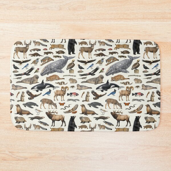 Item preview, Animals of California Retro Style Identification Chart designed and sold by kakarikihill.