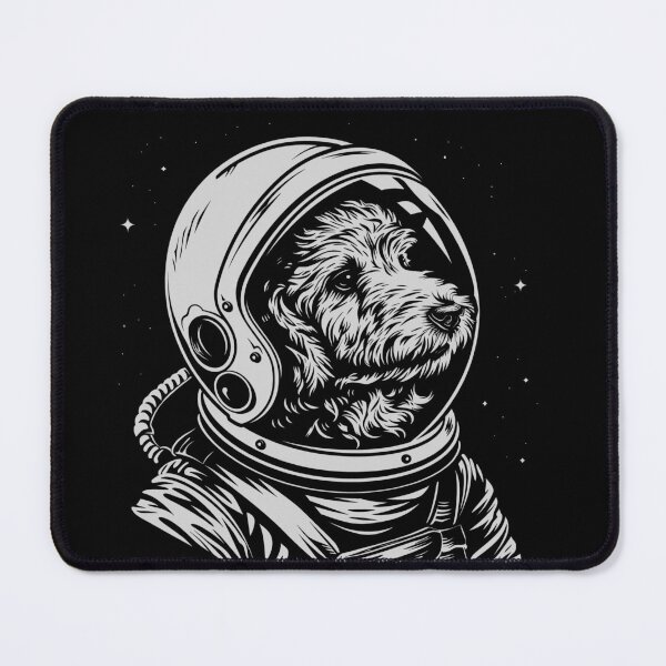 Item preview, Funny Aussiedoodle Astronaut Spacesuit Mom Dad Kids designed and sold by rafaeltto.