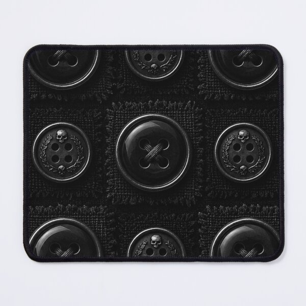 Item preview, The Midnight Atelier - Triple Black Button & Textured Damask designed and sold by cabuks.