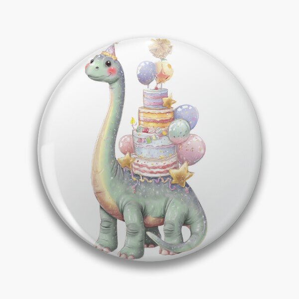 Item preview, Golden Star Brachiosaurus Pastel Birthday Party designed and sold by Tronstell.