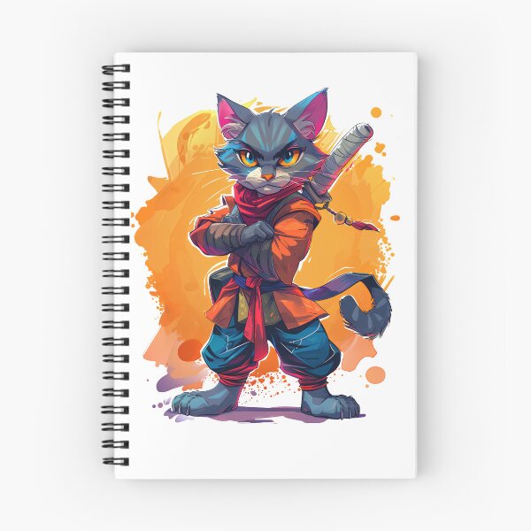 Item preview, Blue Warrior Cat in Martial Arts Gear designed and sold by sidki-SDK.