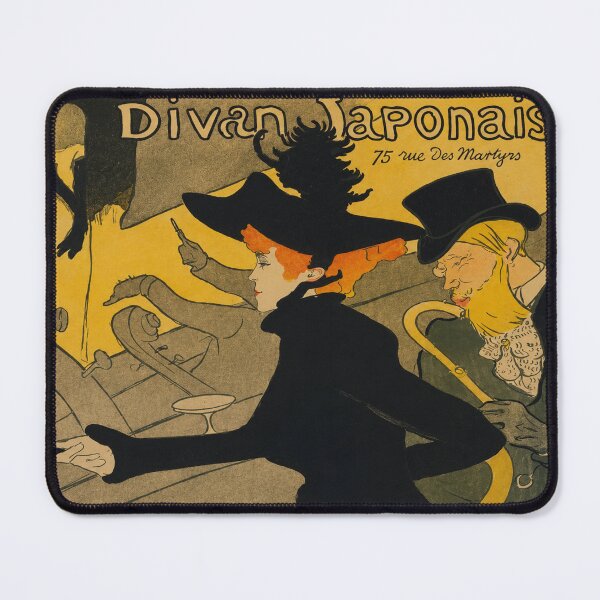 Item preview, Divan Japonais by Toulouse Lautrec - Vintage Art Nouveau Cabaret Poster for Retro Art Lovers designed and sold by RickE.