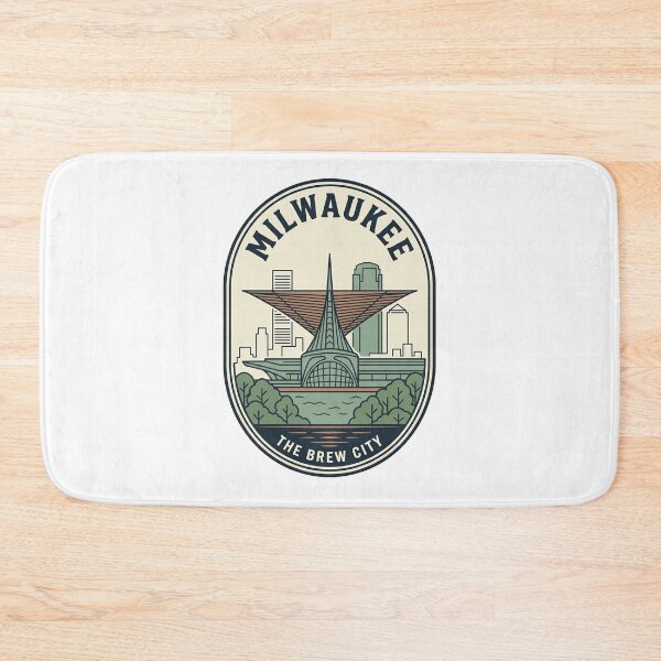 Item preview, Milwaukee The Brew City Vintage Skyline Badge designed and sold by k3rstman1.