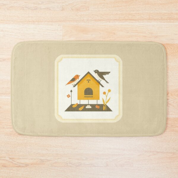 Item preview, Folk Birdhouse Friends designed and sold by mellow-koko.