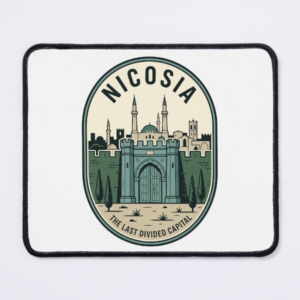 Item preview, Nicosia Cyprus Last Divided Capital Vintage Badge designed and sold by k3rstman1.