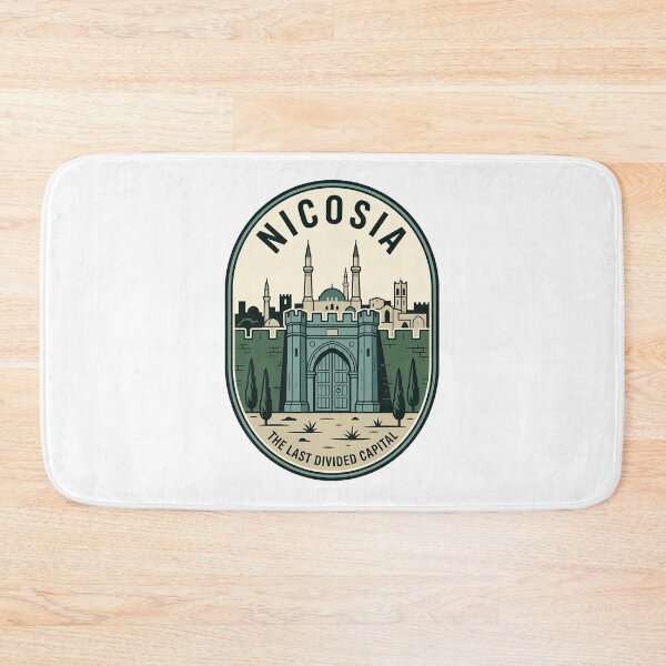 Item preview, Nicosia Cyprus Last Divided Capital Vintage Badge designed and sold by k3rstman1.