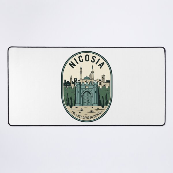 Item preview, Nicosia Cyprus Last Divided Capital Vintage Badge designed and sold by k3rstman1.