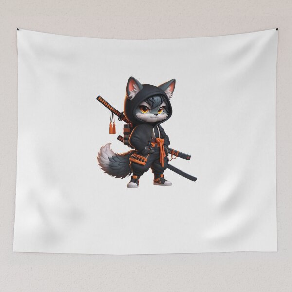 Item preview, Urban Techwear Ninja Fox designed and sold by sidki-SDK.