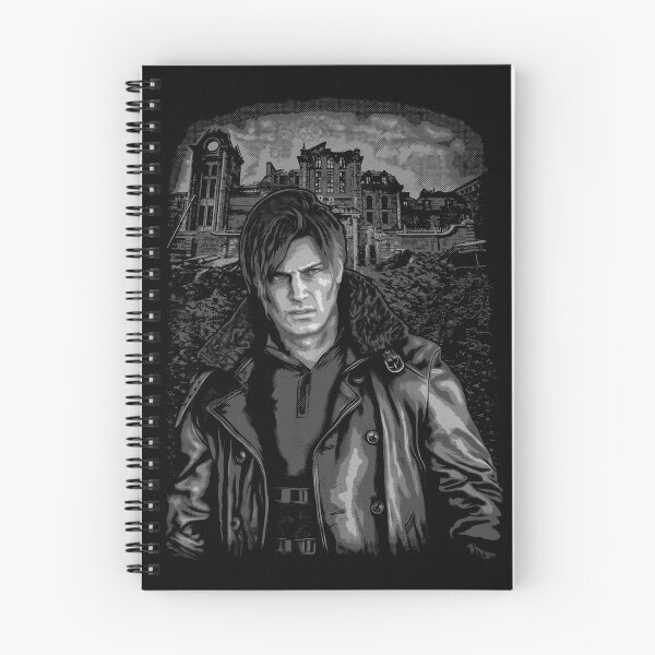 Aperçu de l'œuvre Resident Evil 9 Requiem Raccoon City RPD Leon Kennedy créée et vendue par Power Up Prints.