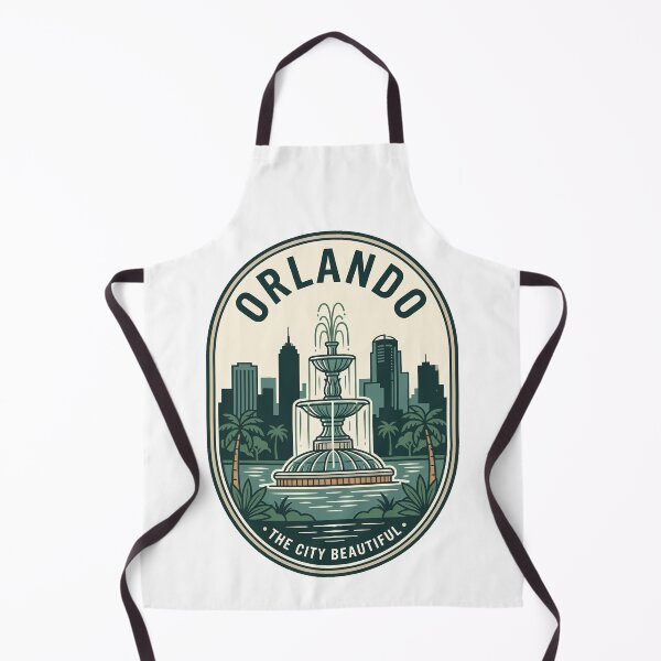 Item preview, Vintage Orlando Florida Lake Eola Fountain Skyline designed and sold by k3rstman1.