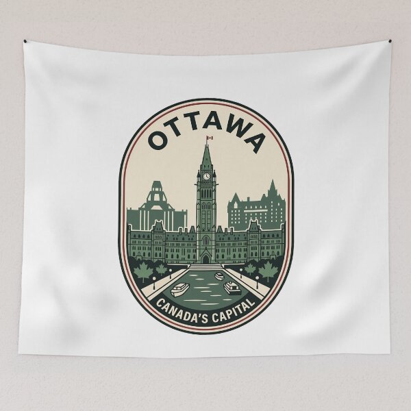 Item preview, Vintage Ottawa Canada Capital Parliament Hill Badge designed and sold by k3rstman1.