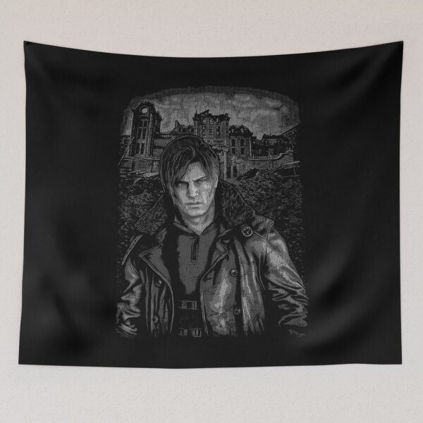 Item preview, Resident Evil 9 Requiem Raccoon City RPD Leon Kennedy Distressed designed and sold by Power Up Prints.