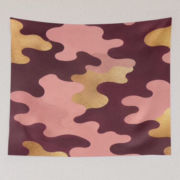 Item preview, Burgundy & Pink Camo designed and sold by DesignsByPrnces.