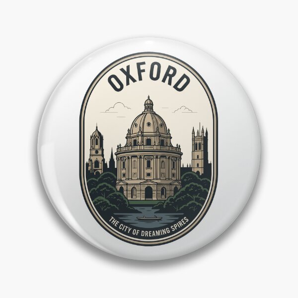 Item preview, Vintage Oxford England Radcliffe Camera Travel Badge designed and sold by k3rstman1.