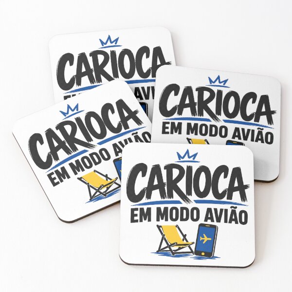 Item preview, Carioca Em Modo Avião Rio Humor designed and sold by POD DYNASTY.