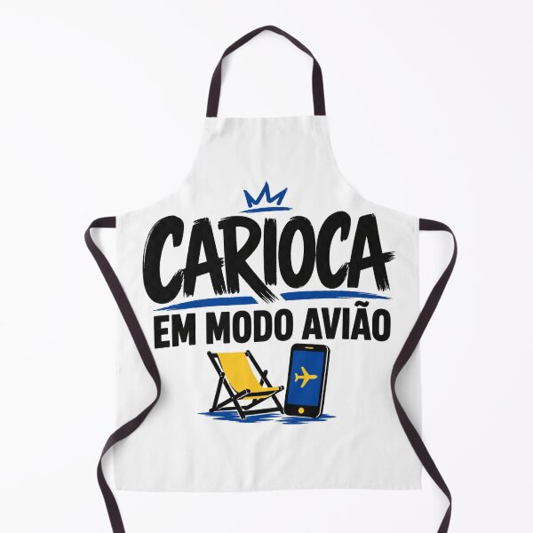 Item preview, Carioca Em Modo Avião Rio Humor designed and sold by POD DYNASTY.