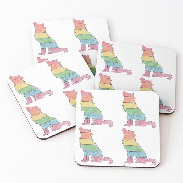 Item preview, Wolf pride flag designed and sold by Malectrashop.