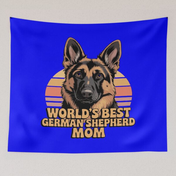 Item preview, Dog Pet Owner Art Design World Best German Shepheard Mom designed and sold by fantasticdesign.