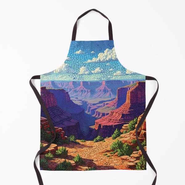 Item preview, Mosaic of Grand Canyon National Park, Red Rock Majesty and Desert Vista Stained Glass Wall Art designed and sold by designmari.